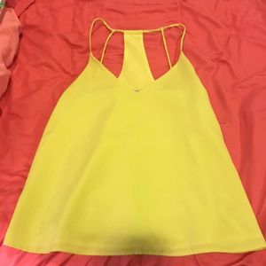 Yellow tank
